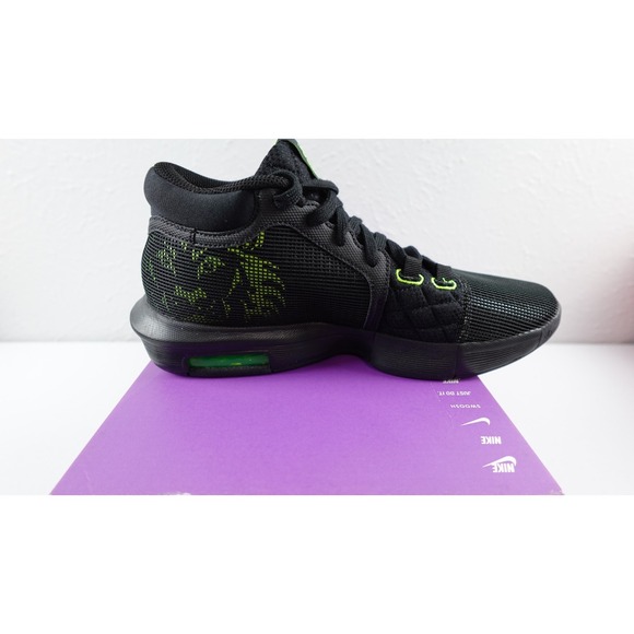Nike Lebron Witness 8 Basketball Shoes Men\'s Size 8 Black Volt FB2239 002 NEW main image 7